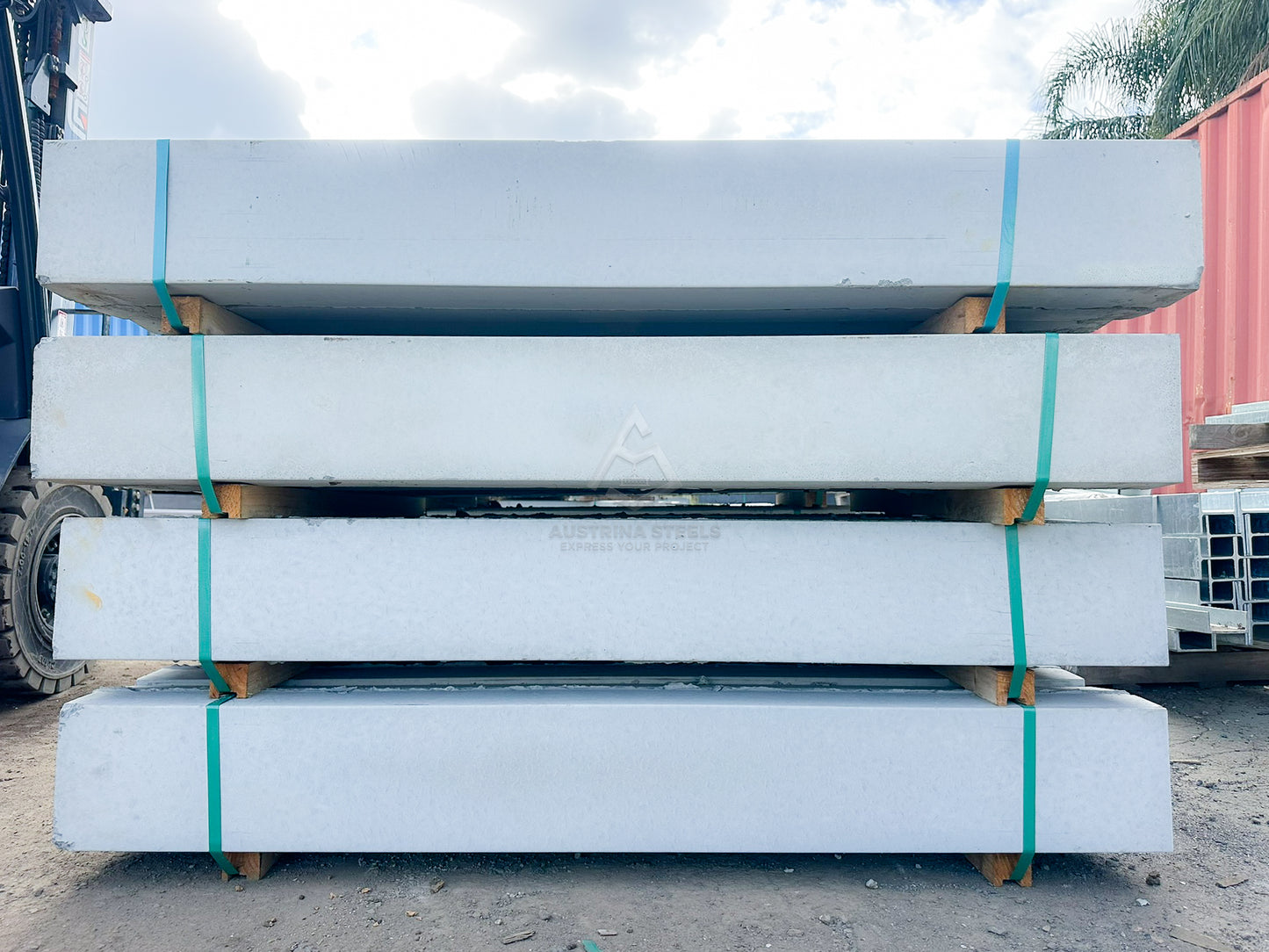 100mm Plain Heavy-Duty Concrete Sleepers