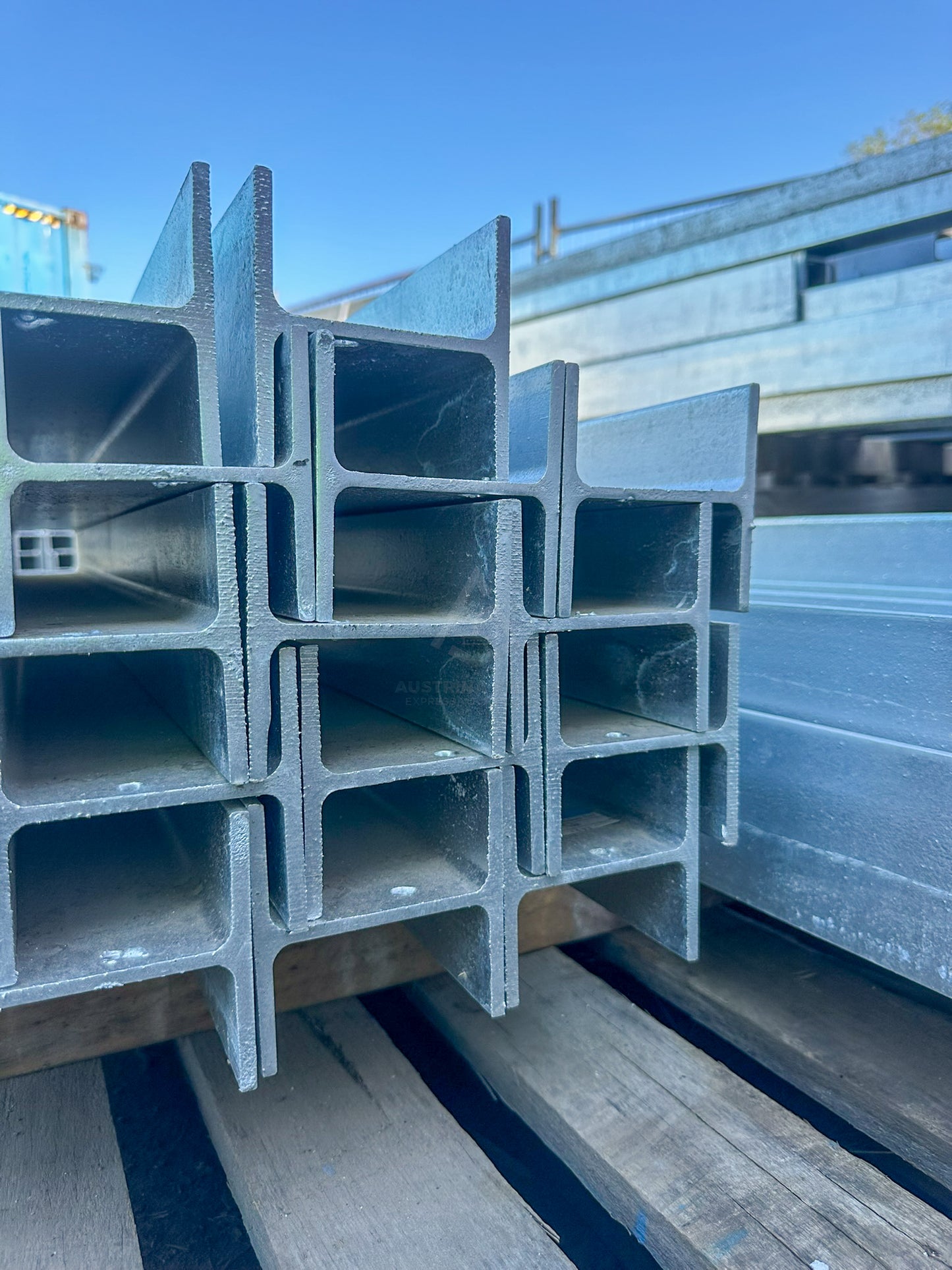 Galvanised steel posts