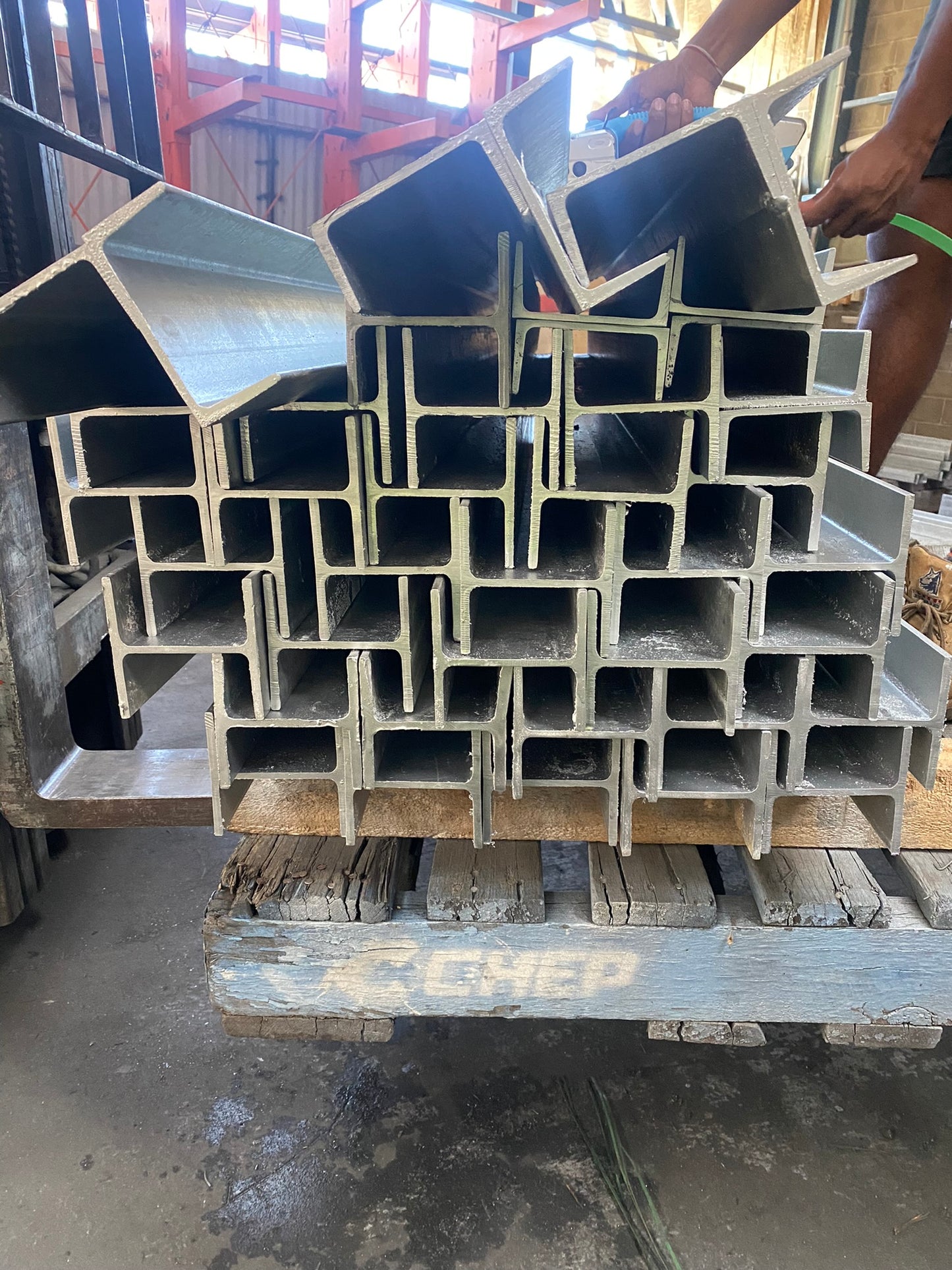 Woodgrain, Timber face Concrete Sleepers and Steels