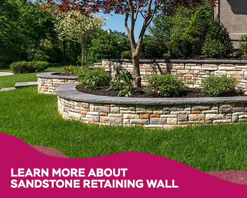 details for sandstone retaining wall