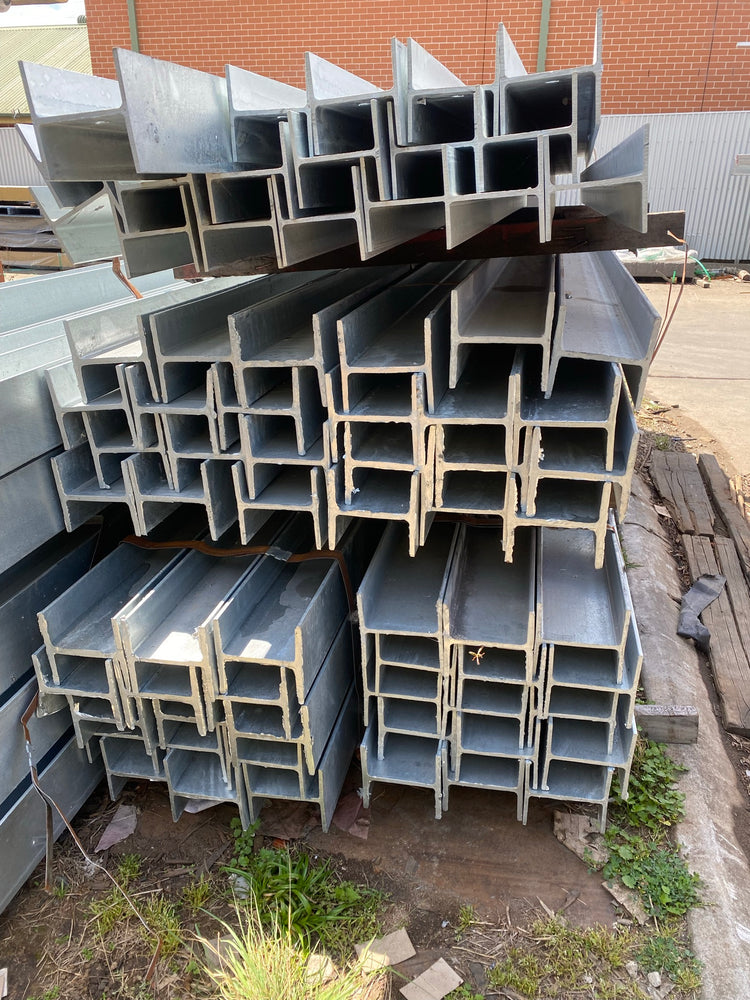Galvanised Steel Posts for 75mm and 80mm Sleepers, 100 UC