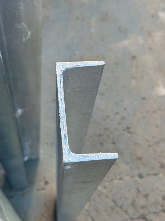 50mm C Steel post for Retaining wall