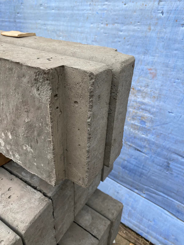 strong charcoal concrete sleepers