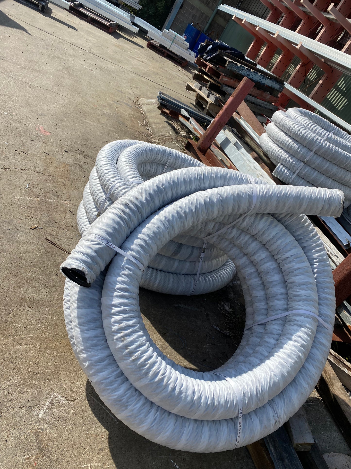 Shocked and Corrugated AGI Pipe