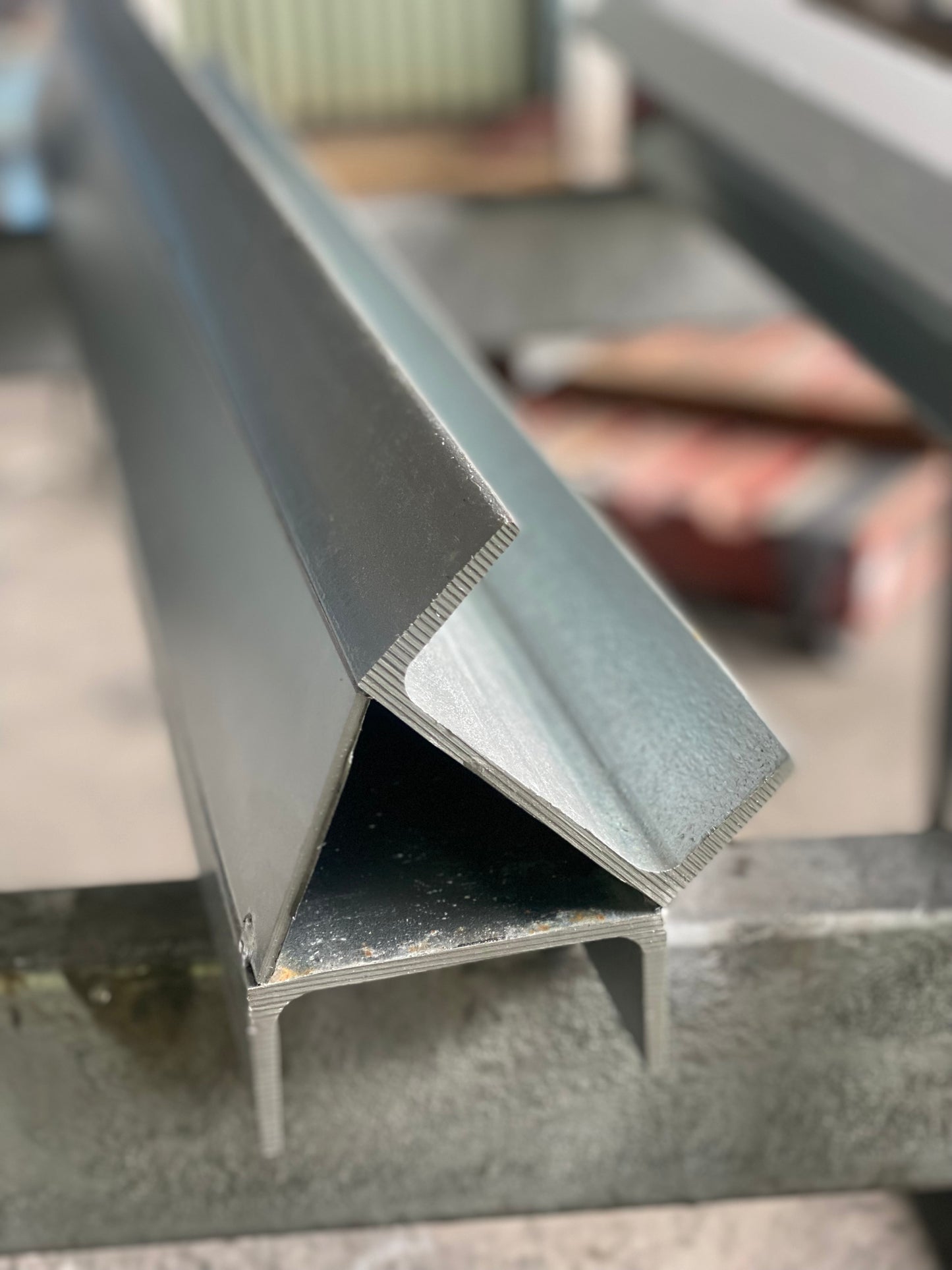 Galvanised Steel Angle 45 Degree post for Retaining Wall 100 UC